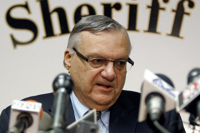 Arpaio Officially Charged With Criminal Contempt of Court