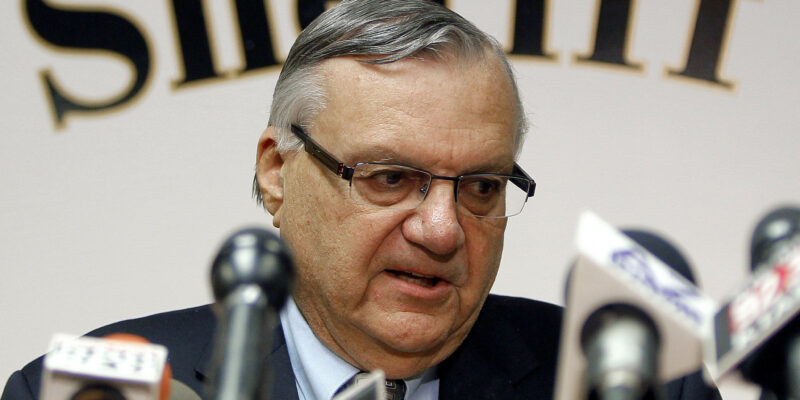 Sheriff Joe: Please put an end to this
