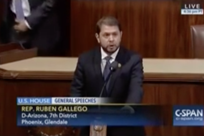 WATCH: Gallego Goes On The Attack Against Trump