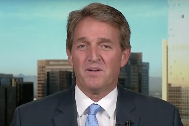 Sen. Flake Stands With Trump On Abolishing Obamacare