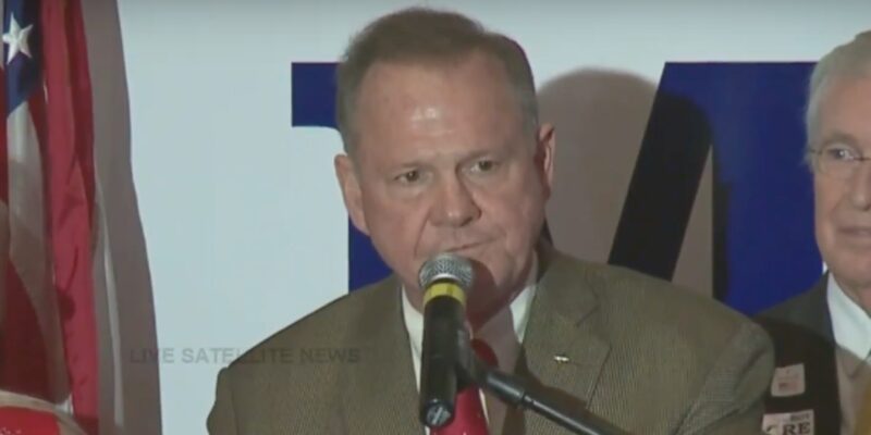 Trump tweets support for Judge Roy Moore in Alabama, Kind of
