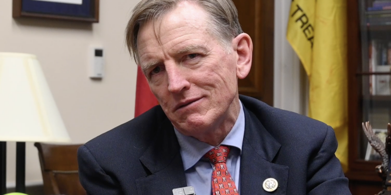 Gosar Talks on Removing Johnson After Passage of Foreign Aid Package