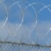 Bard wire fences above Arizona prisons