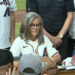 Katie Hobbs at Chase Field